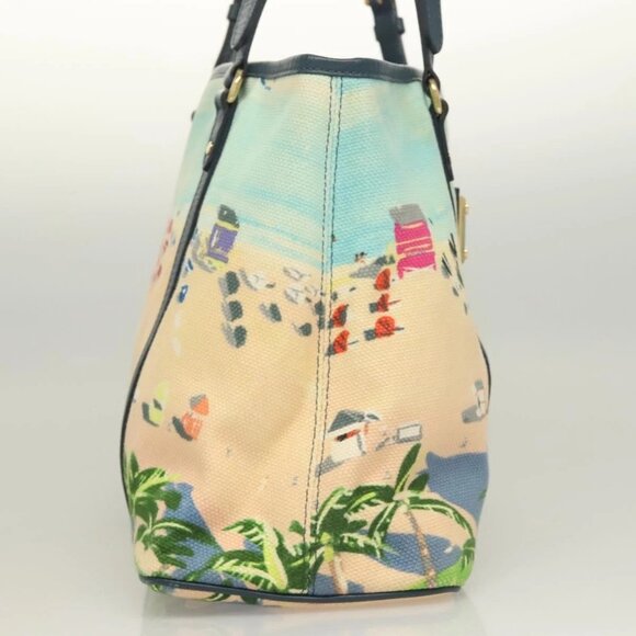 LOUIS VUITTON Ailleurs Cabas PM Escal Tote Bag Canvas Blue - Picture 4 of 16